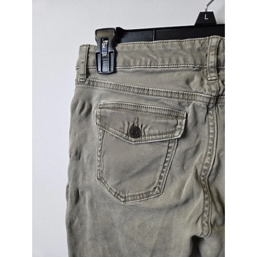 Banana Republic Green Skinny Cargo Utility Pants Size 4